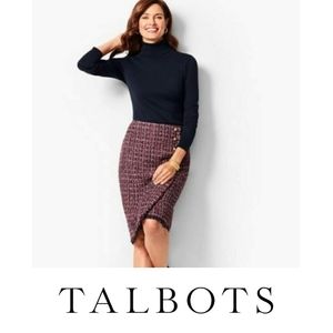 NWOT Talbots Tweed Pencil Skirt